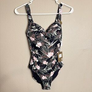 Nip Tuck Swim Joanna Fern Gully One-Piece Swimsuit G